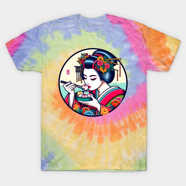 Dim sum geisha geiko T-Shirt by Japanese Fever